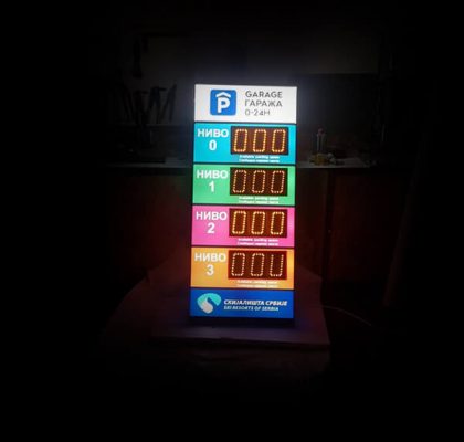 SKIJALIŠTA SRBIJE Svetleći display