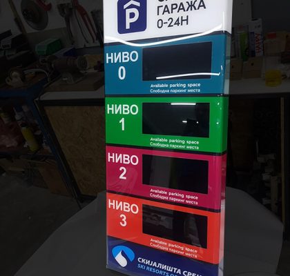 SKIJALIŠTA SRBIJE Svetleći display